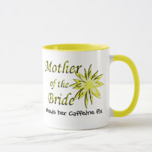 Caneca Mãe do Bride Funny Caffeine Fix