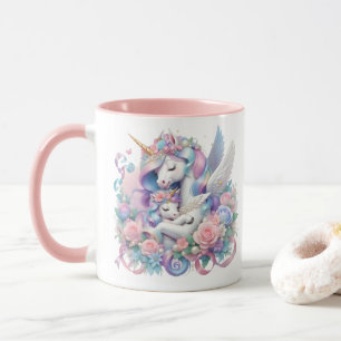 Caneca Mãe e Bebê Unicorn Mug