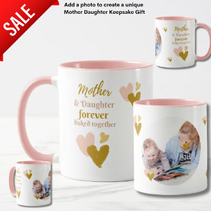 Caneca Mãe e Filha para sempre - FOTO Vinculada