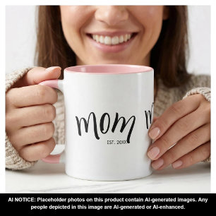 Caneca Mãe Estabeleceu Estilo Customizado Ano Encantador