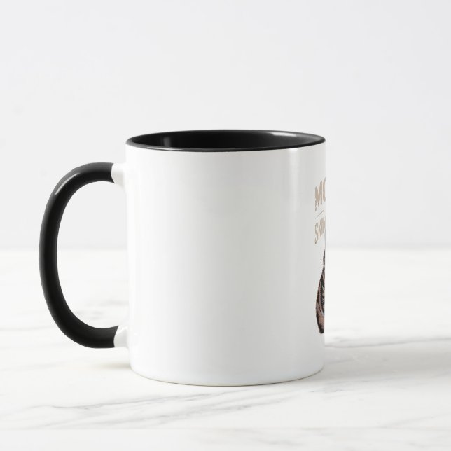 Caneca Mãe, Eu Não Passo de Pele e Ossos – Gato Gordinho  (Esquerda)