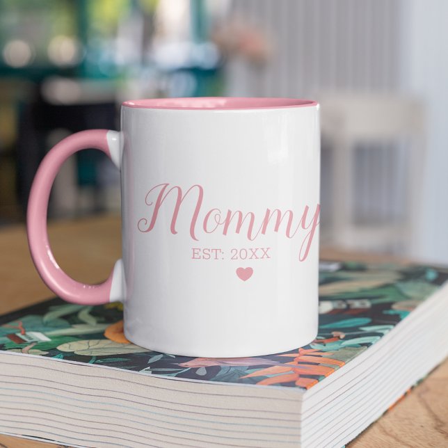 Caneca Mãe Fofa Est:20XX Dia das Mães (Criador carregado)