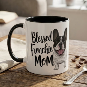 Caneca Mãe Frenchie Cachorro Francês Fofo Amante do Cão