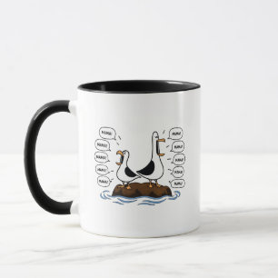 Caneca Mãe Gaivotas Gritando Engraçadas