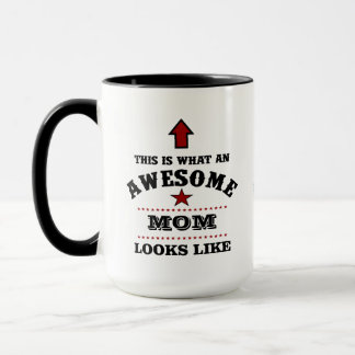 Caneca Mãe Incrível Obrigado Mãe Do Filho Ou Da Filha