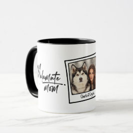 Caneca Mãe Malamute do Alasca Foto & Nome Personalizado C
