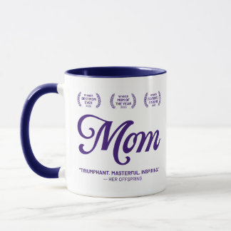 Caneca Mãe Mug (Alça e borda em 10 cores)