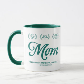 Caneca Mãe Mug (Alça e borda em 10 cores)