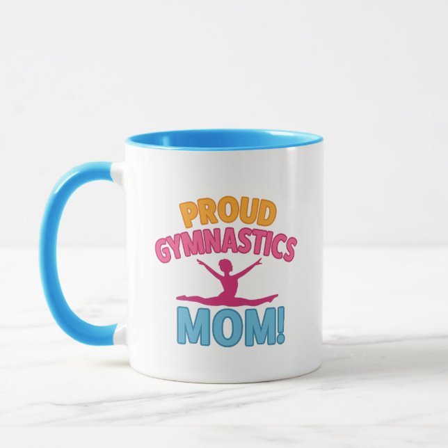 Caneca Mãe orgulhosa de ginástica (Esquerda)