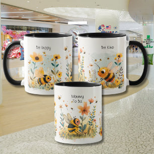 Caneca Mãe para Abelha - Dia das Mães "Jardim do Amor"