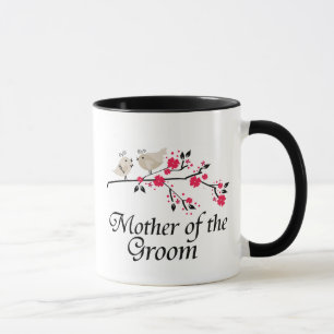 Caneca Mãe personalizada dos pássaros do noivo que