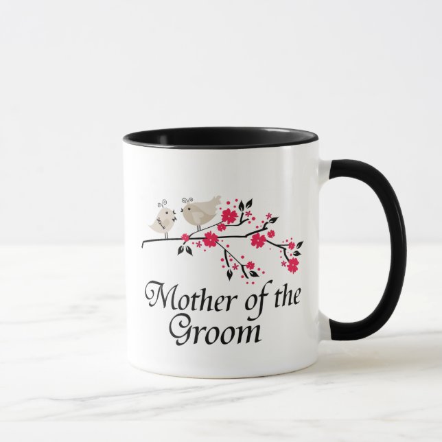 Caneca Mãe personalizada dos pássaros do noivo que (Direita)