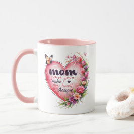 Caneca Mãe, Seu Amor Faz Meu Coração Piscar