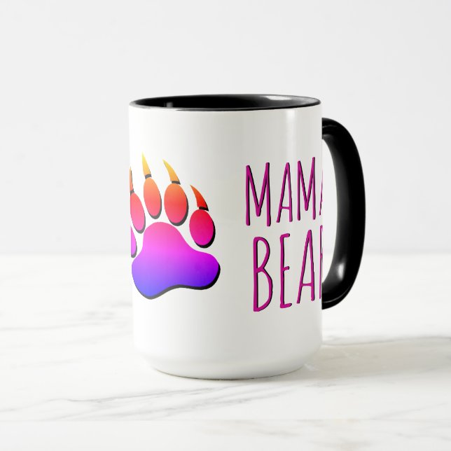 Caneca Mãe Urso Incrível (Frente Esquerda)