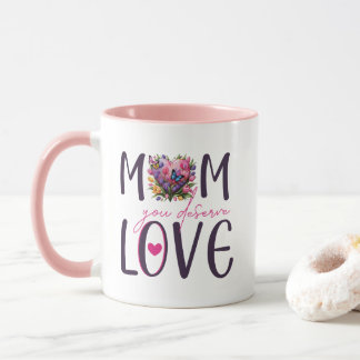 Caneca Mãe Você Merece Amor