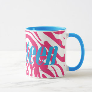 Caneca Magenta da zebra