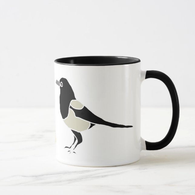 Caneca Maggie, a Magpie/Tudo que brilha não é ouro (Direita)
