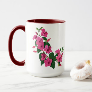 Caneca Magia Floral Bela Personalizada