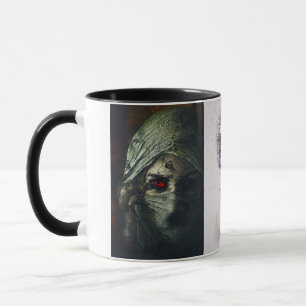 Caneca Magic Black Red Eye White Girl