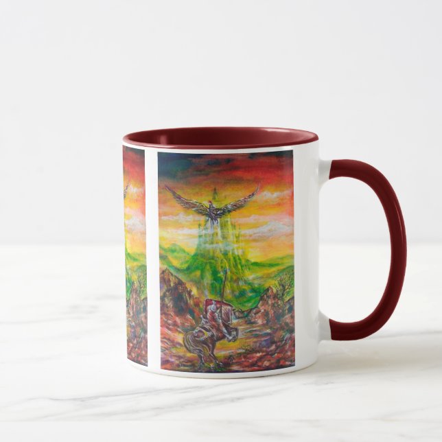 CANECA MAGIC DUEL ENTRE BRADAMANT E NEGROMANCER (Direita)