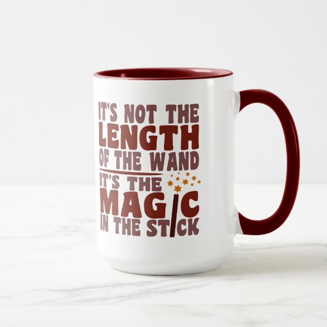 Caneca MAGIC WAND mug - escolha estilo e cor (Direita)