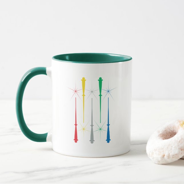 Caneca Magic Wands Mug 11oz. Verde (Com Donut)