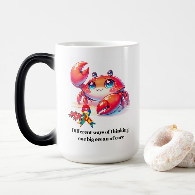 Caneca Mágica #1 Conscientização do Autismo (Com Donut)