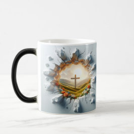 Caneca Mágica 3D Christian Cross