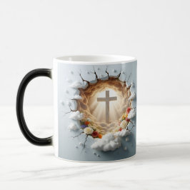 Caneca Mágica 3D Christian Cross