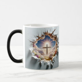 Caneca Mágica 3D Christian Cross