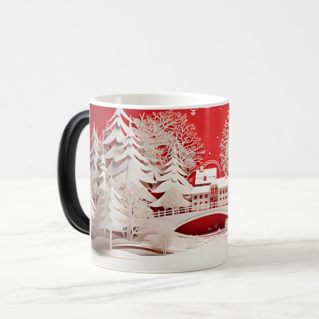 Caneca Mágica 3D-Christmas (Frente Esquerda)