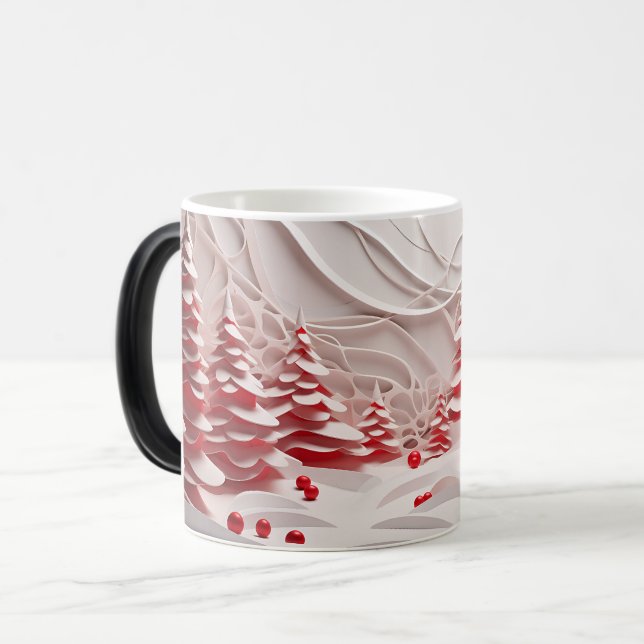 Caneca Mágica 3D-Christmas (Frente Esquerda)