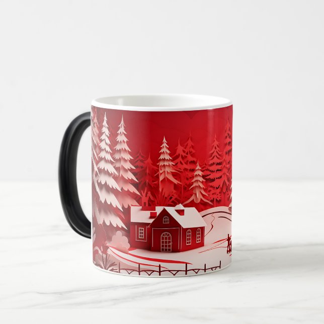 Caneca Mágica 3D-Christmas (Frente Esquerda)