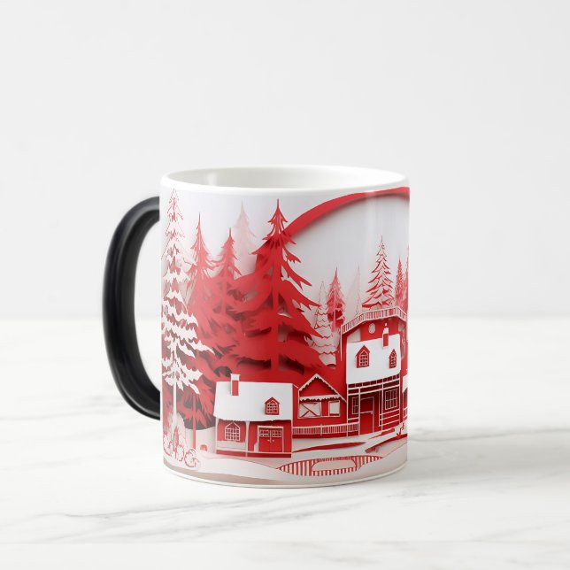 Caneca Mágica 3D-Christmas (Frente Esquerda)