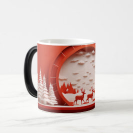 Caneca Mágica 3D-Christmas