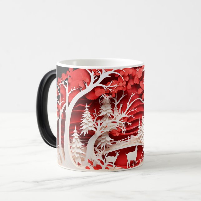 Caneca Mágica 3D-Christmas (Frente Esquerda)