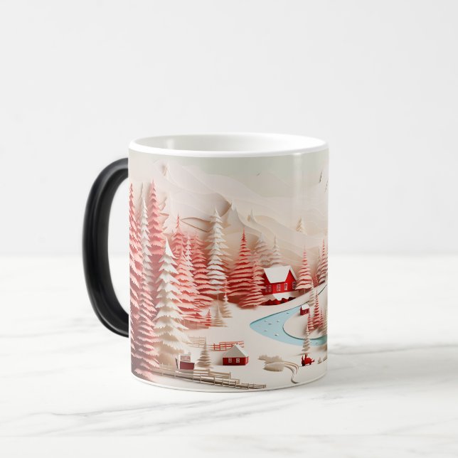 Caneca Mágica 3D-Christmas (Frente Esquerda)