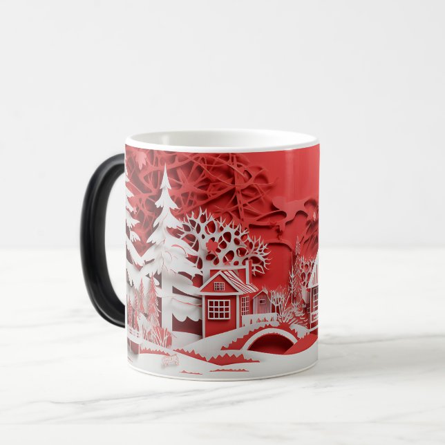 Caneca Mágica 3D-Christmas (Frente Esquerda)