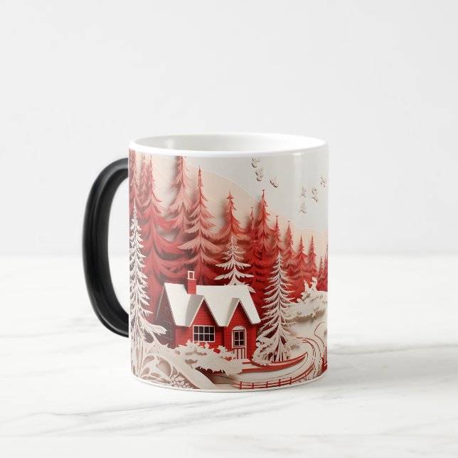 Caneca Mágica 3D-Christmas (Frente Esquerda)