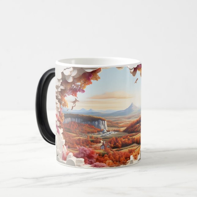 Caneca Mágica 3D Landscape  (Frente Esquerda)