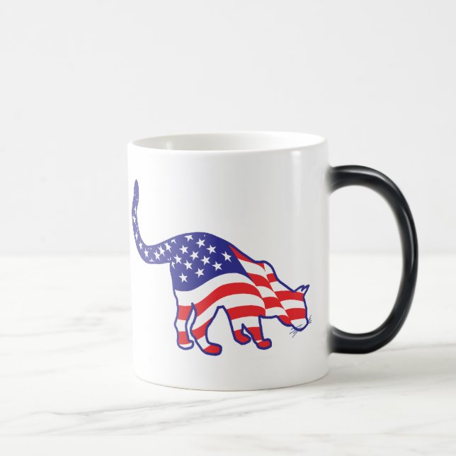 Caneca Mágica 4 de julho Gatinhos (Direita)