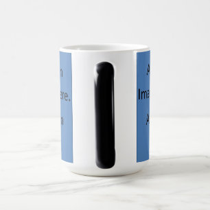 Caneca Mágica A Imagem/Texto Mug Personalizado É Exibido Quando