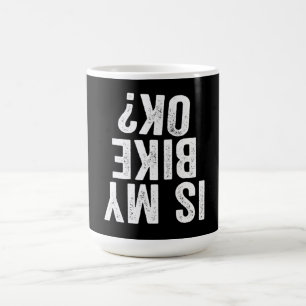 Caneca Mágica A Minha Bicicleta Está Bem Engraçada Presente Pa