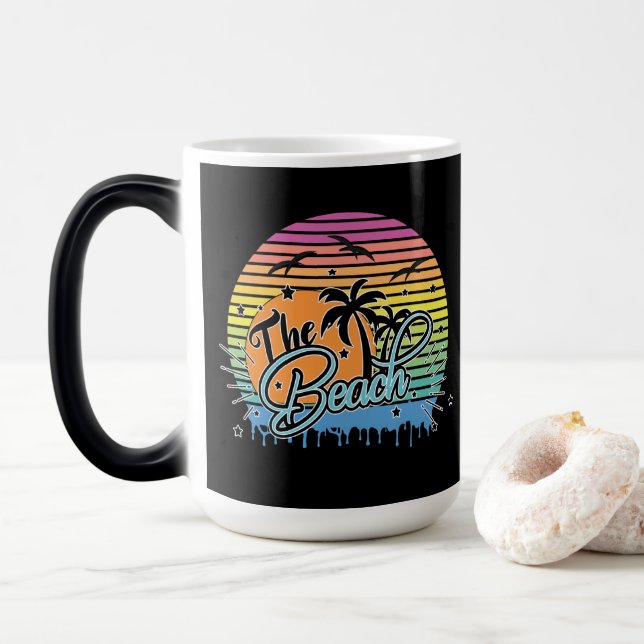 Caneca Mágica A Praia (Com Donut)
