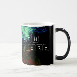 Caneca Mágica A verdade está para fora lá