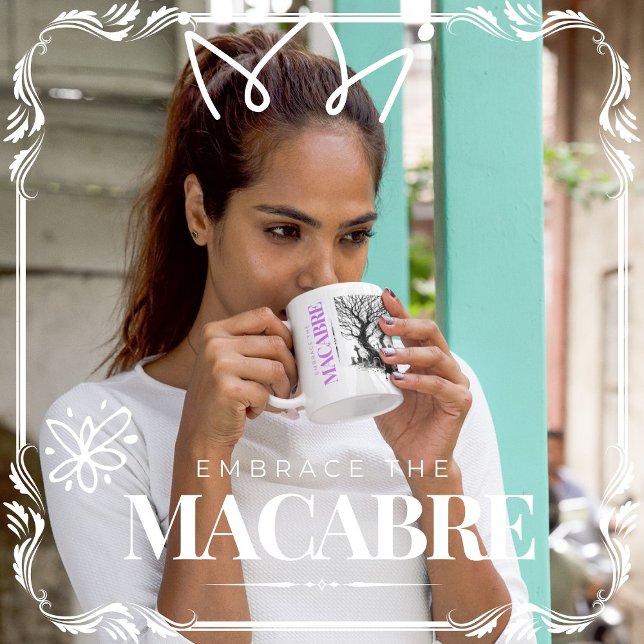 Caneca Mágica Abrace o macabro (Embrace the Macabre Cover from The Beekeeper Store)