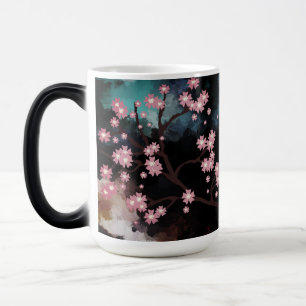 Caneca Mágica Abstrato Cherry Blossom