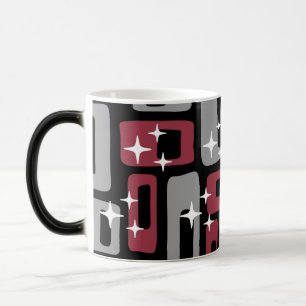 Caneca Mágica Abstrato Moderno do Meio século Retroativo