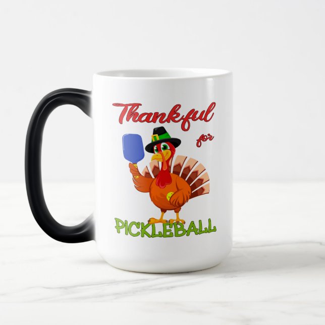 Caneca Mágica Ação de Graças à Turquia - Agradecido pelo Jogo (Esquerda)