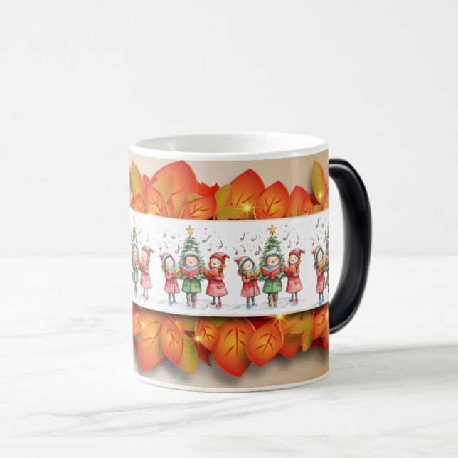 Caneca Mágica Ação de Graças, Saudações, Outono (Frente Esquerda)